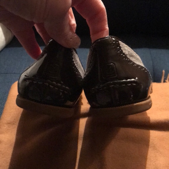 Plaid and patten top siders with tassels. - Picture 5 of 6